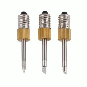 LDIES 1pc E10 Interface Soldering Iron Tips Welding Tips USB Soldering Tip Set B C K Type Welding Head Soldering Tools Branding Iron 4B2Z9