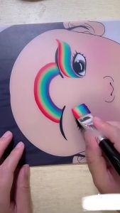 42Colors Stage Makeup Body Watercolor with Pearl and Fluorescent Glitter for Face Painting Suitable for Adults and Kids