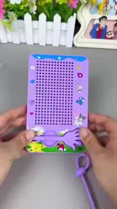 Big 2-in-1 Cartoon Magnetic Maze Ball Toy Kids Educational Focus Training Game Christmas Gift