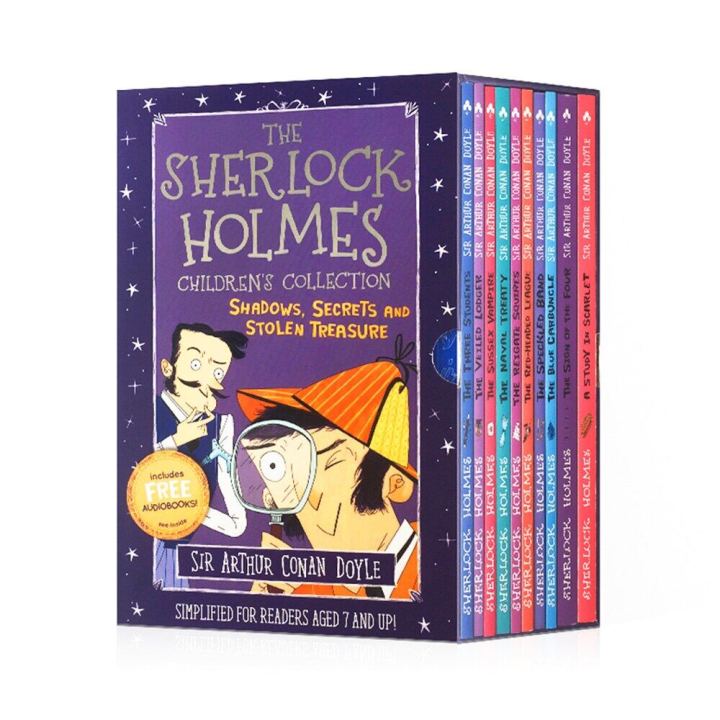 Kids Sherlock Rache 10 Books The Sherlock Holmes Books Series Children's Collection Mystery ...
