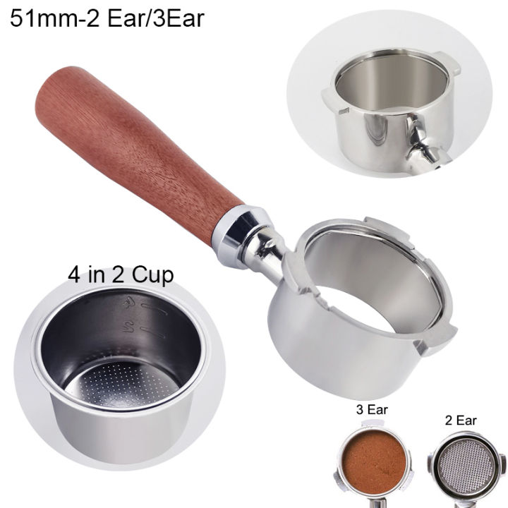 4 Cup 2 Cup 1 Cup Coffee Basket Suitable for 51/58mm Bottomless