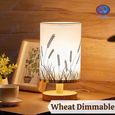 LED Table Lamp Wooden Bedside Lamp Night Light Lampu Tidur Bilik Lampu Meja Hiasan Decoration Lamp Desk Lamp Gift Hadiah