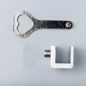 YANGS Silver Aluminum Alloy Sliding Door Padlock Children Safety Window Restrictor Locks Door Lock Window Locks Security Lock