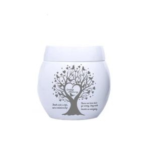 Pet Cremation Urn With Smoothly Opening Lid Leakproof Memorial Ashes Holder For Preserving Pet Hair and Family Memories