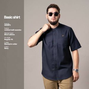 [MUZA] Baju koko kurta premium distro excellent quality lengan pendek | baju pria polos lengan pendek murah meriah | klambi lanang couple anak polos | shirt cowok | baju style cowok lengan pendek