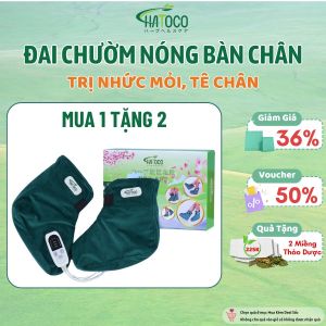 Đai Chườm Nóng Thảo Dược Bàn Chân Hatoco Làm Nóng Bằng Điện Giày Chườm Nóng Thảo Dược Giảm Nhức Mỏi Tê Lạnh Bàn Chân