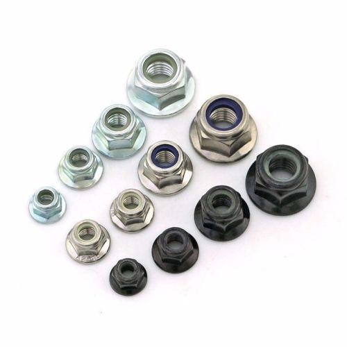 DollaTek 165 Stück M3 M4 M5 M6 M8 M10 M12 (Sicherungsmuttern) 304