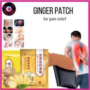 Original Ginger Patches 100pcs Herbal Ginger Patch Knee Neck Back Pain Relief Health Accessories and Treatment Promote Blood Circulation