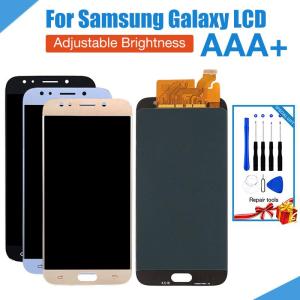 Màn hình LCD cho Samsung J7 Pro J730 SM-J730G SM-J730GM hiển thị bộ linh kiện số của màn hình cảm ứng dụng cụ thay thế + Kính cường lực