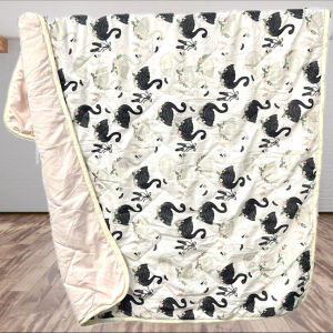 ผ้าห่มเด็ก  ผ้าห่มลายการ์ตูน เกรดพรีเมี่ยม งานเย็บทั้งผืน ผ้านิ่ม ห่มสบาย ขนาดพกพา  ขนาด 110x140 ซม.