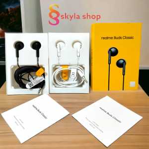 Headset REALME 100% Extra Bass BUDS CLASSIC Studio Suara Jernih REALME HEADPHONE