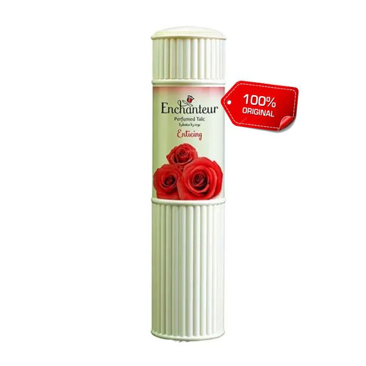 Enchanteur Enticing Perfumed Talc Powder Fragrant Face Powder / Smooth and Silky Skin - 250g Expiration: 2026