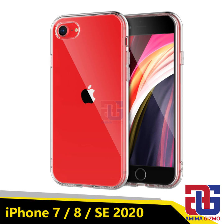 Clear Case for Original iPhone7 iPhone8 /iPhone SE 2020 Soft TPU Slim  Ultra Thin Anti Slip Phone Cases Transparent Back Cover Full Edge Coverage 