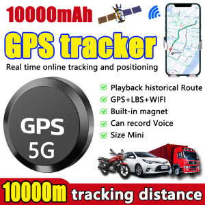 【24 hours shipping】 【No installation required】Perfect mini magnetic GPS location tracker real-time car truck car locator GSM GPRS 2024 5g gps tracking device for car Remote recording Remote listening GF10