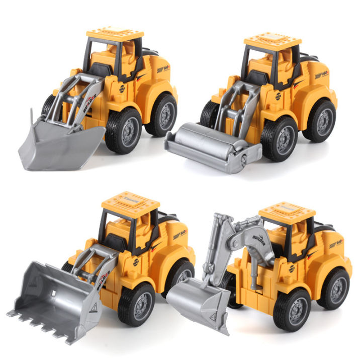 Press n Run big toy truck excavator bulldozer road roller birthday gifts  Lazada PH