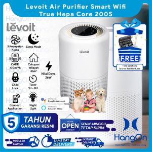 Levoit Core 200S Air Purifier True HEPA Filter H13 Pembersih Udara Ruangan Bedroom Rumah Kantor