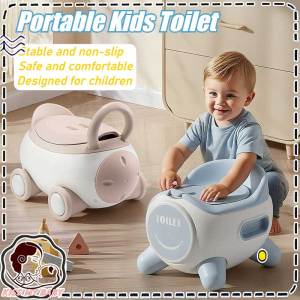 Childrens Seat Toilet Stool Type with Inner BucketBaby Seat ToiletBaby BedpanUrinalPortable for Young Children
