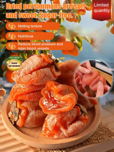 Persimmon Pieces Elasticity Melts in the Mouth Persimmon Cookies Relief of Blood Glucose Fluctuations