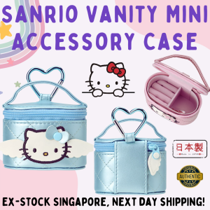 [Direct from Japan] Stock SG: 100% Sanrio Japan Hello Kitty Quilt Vanity Mini Accessory Case