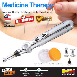 3in1 Electronic Meridian Acupuncture Point Massage Pen Therapy Pain Relief / Pen Terapi Akupuntur