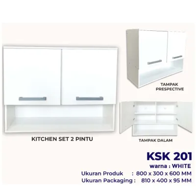KITCHEN SET ATAS 2 DAN 3 PINTU MODERN MINIMALIS [PARBUB]