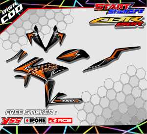 STRIPING VARIASI MOTOR HONDA CBR 150 R / STIKER LIST VARIASI MOTOR CBR 150R