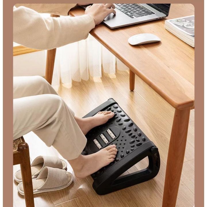 Ergonomic Footrest 2Level Height Adjustable Angle Office Foot Rest