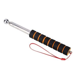 RGFV Thép không gỉ Búa trống có thể co rút được Chống sốc Co giãn Búa kiểm tra nhà Búa phát hiện Đa chức năng Thanh kiểm tra sàn Gạch phát hiện