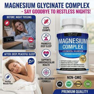 Magnesium Glycinate Complex Formula Capsules Vegan Mineral Capsules Magnesium Vitamin Capsules Relaxation Capsules Recovery Capsules Sleep Routine Capsules Simple To Take