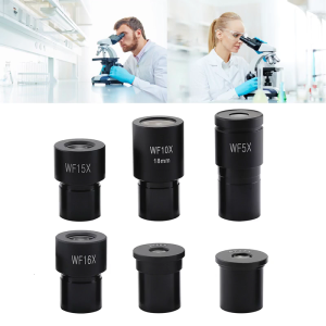 Small Biological Microscope Eyepiece School Science Educational Optical Microscope Glass Lens WF5X/WF10X/WF15X/WF16X...