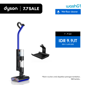 Dyson WashG1 ™ wet floor cleaner (Ultra Blue/Matt Black) - Pengepel Lantai