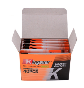 Kingever Extra Heavy Duty Battery 40PCS AA/AAA Kingever Battery 1 BOX 40pcs 1.5V Double A Battery Triple A Battery AA 2A / AAA 3A Batteries Batery