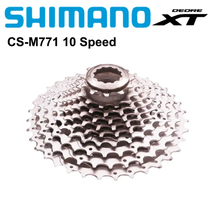 SHIMANO - SHIMANO  DEORE XT  CS-M771-10 （11T-34T） Shimano Deore XT CS-M771-10 11-34T 10 speed Cassette, New In