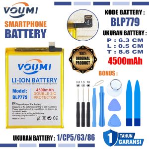VOUMI BLP779 Baterai Double IC Power high Capacity Oppo A92S / A93 / Reno 4F / Reno 4Z 5G / F17 Pro