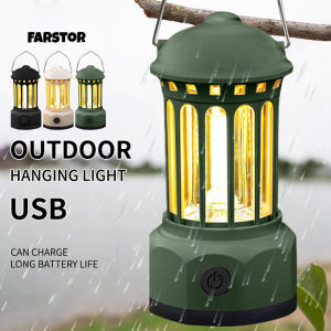 Outdoors Camping Light Rechargeable Hanging Camp Lantern Portable LED Emergency Lamp Waterproof Camping Lights