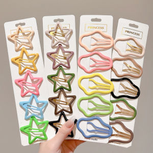 กิ๊บติดผมรูปดาวเมฆใหญ่สไตล์เกาหลีสำหรับผู้หญิง กิ๊บหน้าม้า BB ขนาดใหญ่ กิ๊บติดผมโดพามีน Y2k