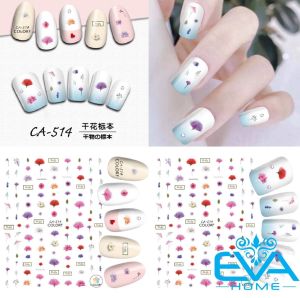Sticker Dán Móng Tay 3D Dạng Decal Dán Móng Chống Nước Hoạ Tiết Bông Hoa Anh Đào Cherry Blossom CA516