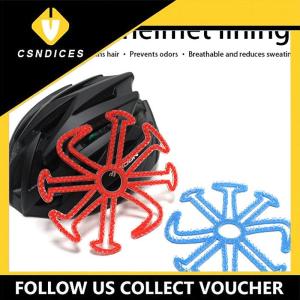 [Csndices] Bicycle Helmet Liner Motorcycle Electric Battery Car Silicone Anti-Pressure Breathable Cycling Riding Equipment