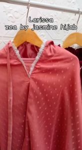 MUKENA ANAK USIA 3-9 THN MUKENA LARISA BY ZEA JASMINE HIJAB TERBARU ORIGINAL