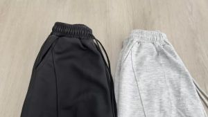 2026 New Spring Casual Kids Pants Black Elastic Waist Straight Leg Sweatpants for Boys Loose Pocket Children Trousers2026