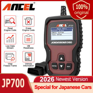 ANCEL JP700 OBD2 JOBD Scanner for Honda Toyota Mazda Mitsubishi Hyundai EOBD Code Reader Turn off Engine Light Check Engine Read Clear Fault Codes OBD 2 Scan Tool Auto Car Diagnostic Tool for Universal All Cars