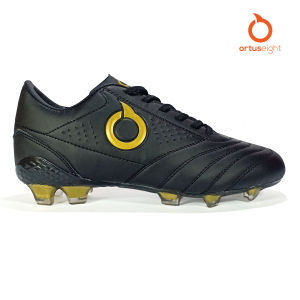 Sepatu Bola Ortus Eight Model Seri Classic type Sol Bening daya cengkram kuat warna Hitam Terbaru