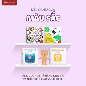 Sách Ehon (Combo 10 Cuốn) Màu Sắc Âm Thanh Hình Khối - Dành Cho Bé 0-6 Tuổi