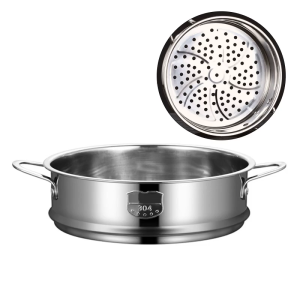 Stainless Steel Steaming Rack with Handle Vegetable Steamer Basket Sum Dumplings Bun Steamer Kitchen Cooking Tool