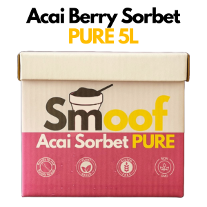 📢[PROMO PRICE] Smoof Premium Acai Berry Sorbet PURE 5L - Ready to Eat | Made in Brazil | Rich in Antioxidants