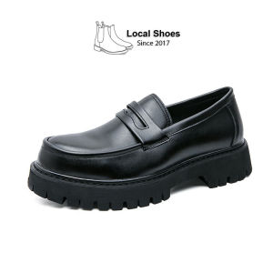 Chunky Loafer hoạ tiết Penny  giày lười nam da bò