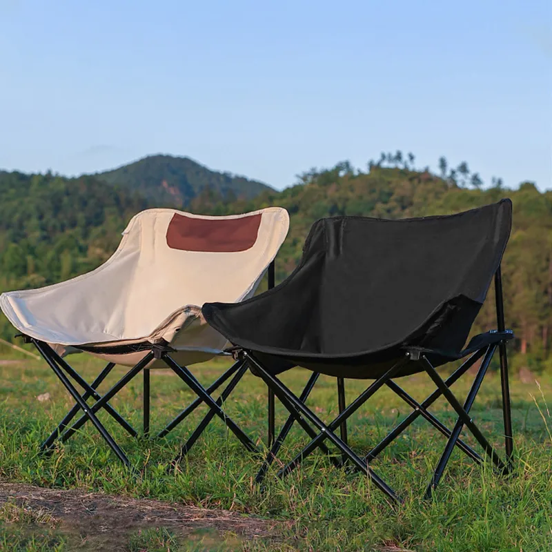 LOOGU Camping Chair Heavy Duty Folding Chair Portable Outdoor