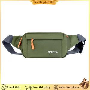 [Ueb Flagship Mall]Women Men Chest Bag Casual Crossbody Purse Goes With All Outfits Waterproof for Travel Hiking Cycling for Christmas Gift