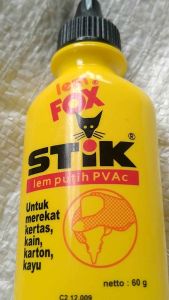 LEM FOX STIK / LEM PUTIH 60 GRAM