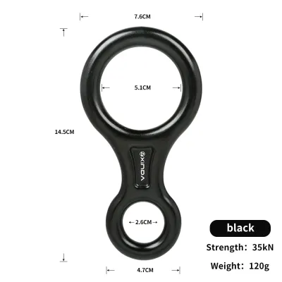 XINDA Xe Leo Núi Leo Núi Thiết Bị Giảm Tốc 8 Hình Dạng Thiết Bị Giảm Tốc Bằng Nhôm Thiết Bị Giảm Tốc 8 Vòng 35KN